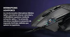 Mouse Gamer Logitech G502 X Sensor Hero 25k Usb 13 Botones Negro