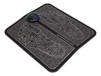Alfombrilla Masajeadora Inteligente De Pies 8 Modos Plegable Negro