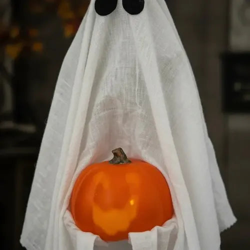 Fantasma Calabaza Hablador Colgante Animatronic Halloween