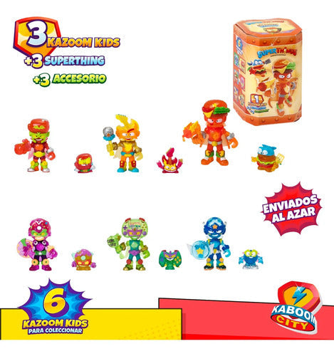 Superthings Guardians Of Kazoom 3 Kid +3 Superthing +3 Accs