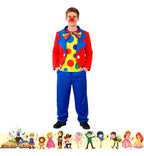 Disfraz Payaso Cuentos Infantiles Dia Del Libro Halloween Colorido
