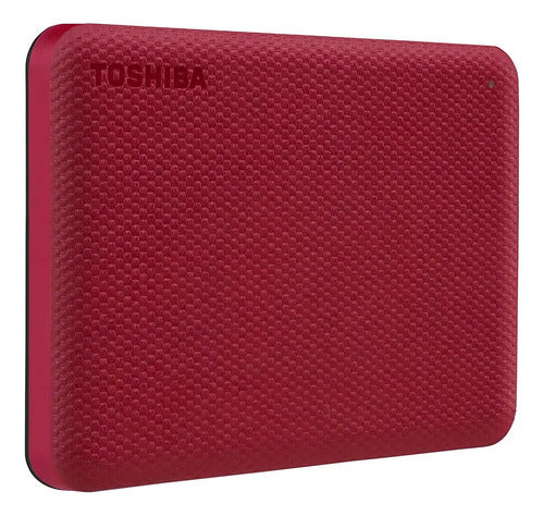 Disco Duro Externo Toshiba Canvio Advance 4tb Usb 3.0 Portátil Rojo Hdtca40xr3ca