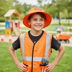 Disfraz Constructor Día Del Libro Cuentos Infantiles Cosplay Naranjo