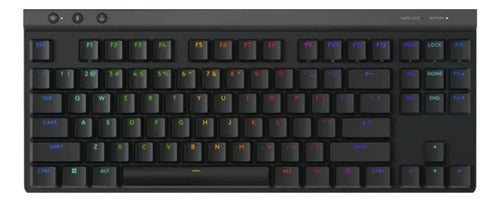 Teclado Gamer Inalambrico Logitech G515 Recargable Luces Negro Inglés Us