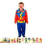 Disfraz Payaso Cuentos Infantiles Dia Del Libro Halloween Colorido