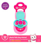 Correpasillo Andador Auto Maleta Bocina Respaldo 18-36 Meses Rosa