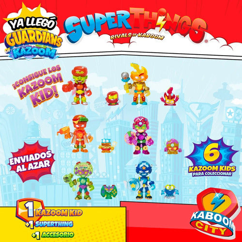 Superthings Guardians Of Kazoom 1 Kid +1 Superthing +1 Acc