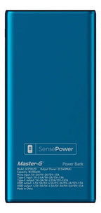 Cargador Portatil Bateria Power Bank Master-g 10000mah 22.5w Azul