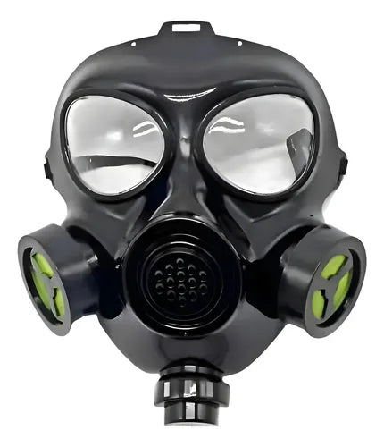 Máscara De Gas Plastico Disfraz Cosplay Hazard Halloween Color Unico