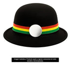 Sombrero Gorro Nortino Para Niños/as Fiestas Patrias Danzas Color Negro Diseño De La Tela Lisa Talla Estándar