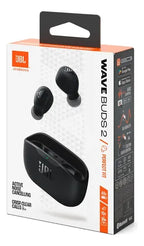 Audifonos Inalambricos Jbl Wave Buds 2 Tws Ip54 Bateria 40h Negro