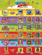 Pack 10 Sobres Twopack (villano + Heroe) Superzings Serie 3