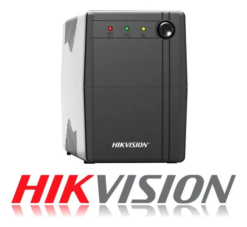 Ups Interactiva Hikvision Back-up Capacidad 1000va/600w 220v Negro