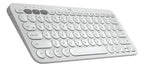 Teclado Logitech Pebble 2 K380s Blanco Español Idioma Español Latinoamérica