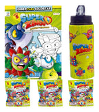 Superzings Libro Para Colorear+sobre Onepack+botella Serie 3