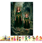 Disfraz Medusa Cuentos Infantiles Dia Del Libro Halloween Verde