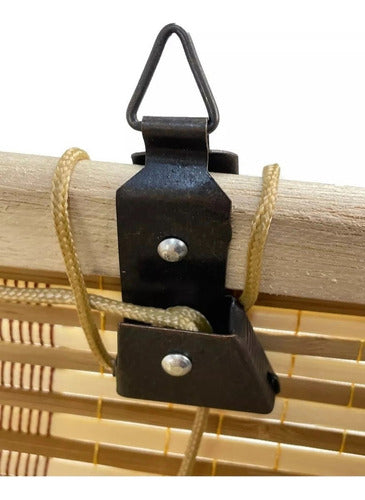 Cortina Enrollable De Bambu Cortina Persiana Roller 120x180 Marrón Claro