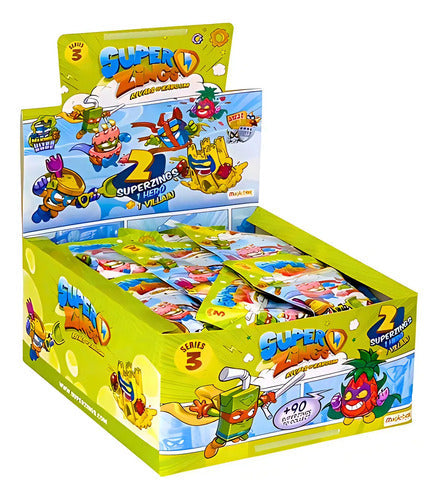 Pack 10 Sobres Twopack (villano + Heroe) Superzings Serie 3
