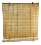 Cortina Roller Persiana Bambú Enrollable Bambo 180cm X 180cm Marrón Claro