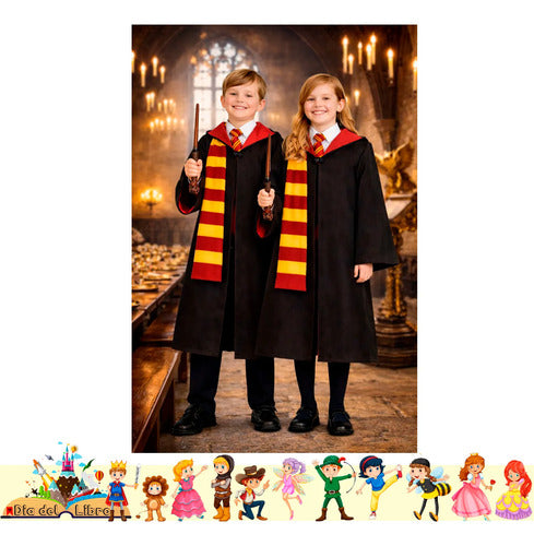 Trajes Disfraces Cuentos Infantiles Dia Del Libro Halloween Gryffindor 10-12