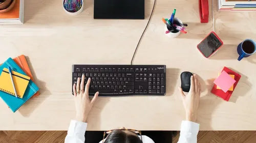Teclado Alambrico Logitech K120 Usb 2.0 Español Antiderrame Negro Español España