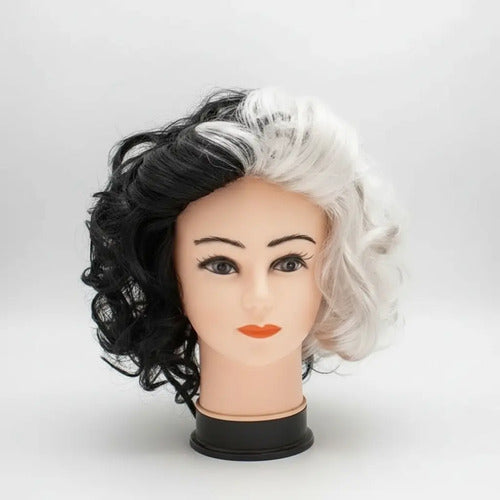 Peluca Halloween Peluca Cruella 101 Dalmatas