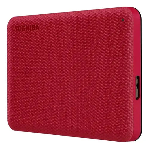 Disco Duro Externo Toshiba 1tb 2.5  Usb 3.2 Canvio Advance Rojo