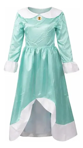 Vestido Disfraz Princesa Peach Día Del Libro Cuento Infantil Peach