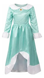 Vestido Disfraz Princesa Peach Día Del Libro Cuento Infantil Peach