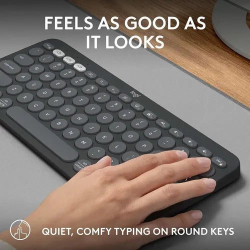 Logitech Pebble Keys 2 K380s Teclado Bt Multi-device Grafito Idioma Español