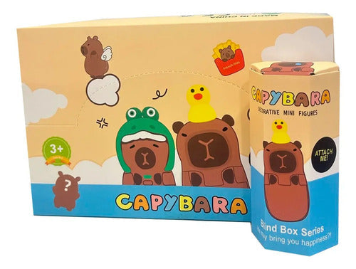 Caja 12 Mini Capibaras Sorpresa Sonny Angel Para Celular