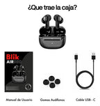 Audifonos Inalambricos Blik Air950 Tws Bt 5.4 Anc Enc Ipx4 Negro