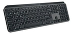 Teclado Inalambrico Logitech Mx Keys S Recargable Usb-c A A Grafito Español Latinoamérica