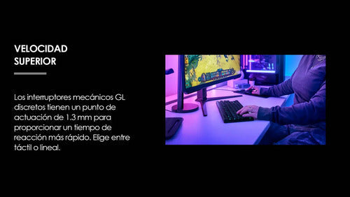 Teclado Gamer Inalambrico Logitech G515 Recargable Luces Negro Inglés Us
