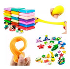24 Arcillas Plastilina Magica De Colores Moldeable Suave Surtido