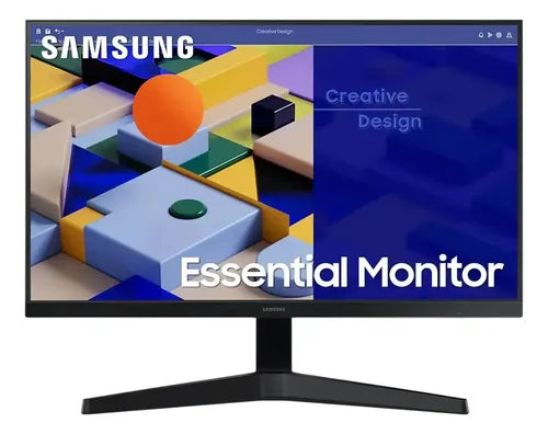 Monitor Samsung S31c Lcd Plano 24 Pulgadas 75hz Ips Negro