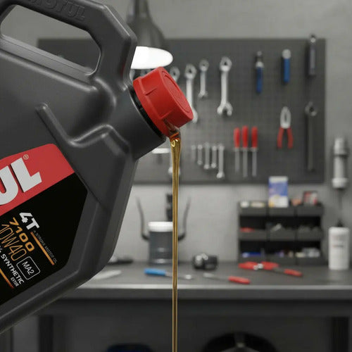 Aceite Motul Aceite Motor 4t 7100 10w40 4l Sintético Motos