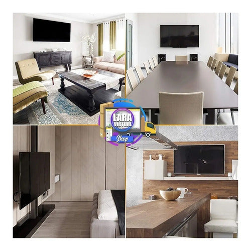 Soporte Tv Pared Lcd Led Doble Brazo 32-70 Pulgadas 50kg
