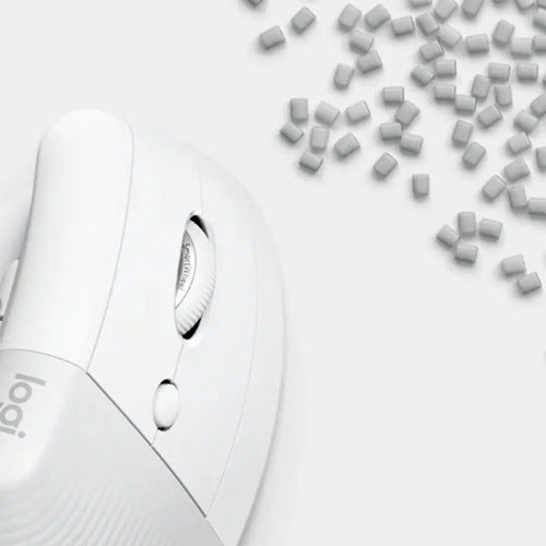 Mouse Vertical Bluetooth Logitech Lift Ergonomico 6 Botones Blanco