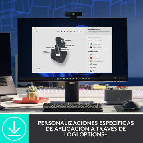 Mouse Wireless Logitech Mx Master 3s Grafito
