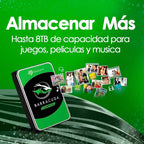 Disco Duro Seagate Barracuda 4tb 3.5in Pc/dvr/nvr Vigilancia Plateado