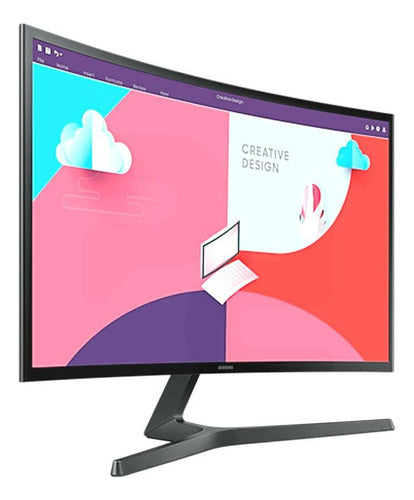 Monitor Samsung 24 Curvo Fhd 75hz Freesync Ls24c366ealxzs Negro