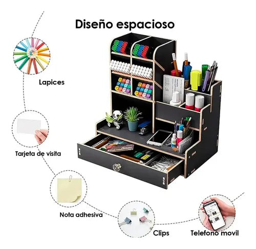 Organizador Lapices Plumones Escritorio Oficina Hogar