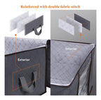 Organizador De Bolsas De Almacenamiento De Ropa Pack 6uds Gris