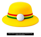 Sombrero Gorro Nortino Para Niños/as Danzas Fiestas Patrias Amarillo Estandar Lisa
