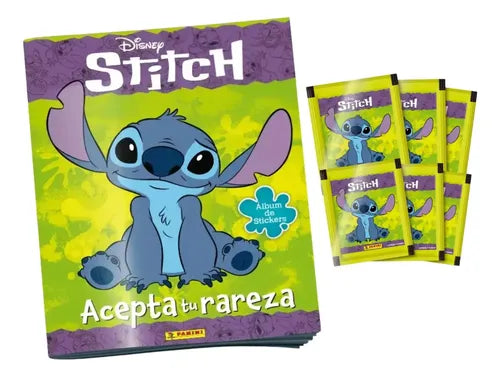 Pack Album + 30 Sobres Stitch - Acepta Tu Rareza- Original