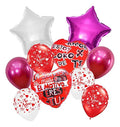Set 10 Globos Metalizados Loko X Ti San Valentín Regalo Varios