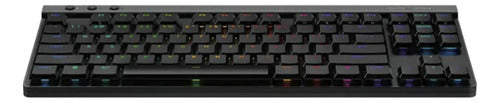 Teclado Gamer Inalambrico Logitech G515 Recargable Luces Negro Inglés Us