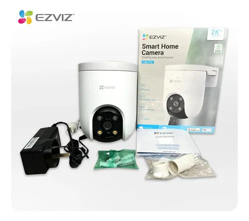 Camara Seguridad Wifi Exterior H8c Pro 2k Deteccion Personas Con Ia Ezviz Blanco