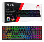 Teclado Mecanico Gamer Redragon Ziggs K669 Rgb Red Compacto Negro Español España